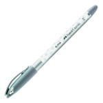 Сребърна автоматична паста Faber-Castell K-One с флорален десен и тънък писец 0,5 мм.