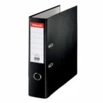 Класьор 7.5см. Esselte Eco черен с метален кант