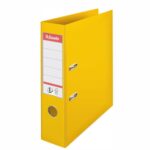 Класьор 7.5см. Esselte Eco жълт с метален кант