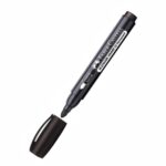 Перманентен маркер FABER CASTELL - черен