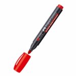 Перманентен маркер FABER CASTELL - червен