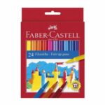 Флумастери FABER-CASTELL 24цвята замък
