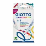 Флумастери GIOTTO Turbo glitter 8 цв.