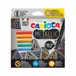 CARIOCA маркери metalic 6 цв.