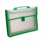 Чанта за док. А4 ПВЦ с текстилет кант цв. кант