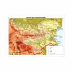 Мини картата е двустранно ламинирана и е с размери 15.5 x 23 cm.