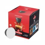 Кафе на капсули Covim „Armonico“ – Dolce Gusto – селектирани кафе-блендове,гарантиращи най-доброто представяне в чаша, 50 % Арабика ; 50 % Робуста.