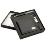 Комплект Eleganci  химикал, портфейл с ключодържател