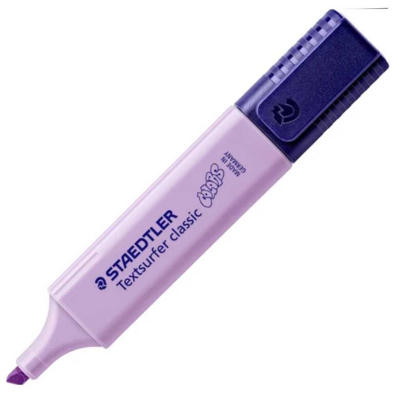 Лилав пастелен маркер Staedtler Textsurfer Classic с лепилен капак.