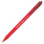 Червена писалка Paper Mate InkJoy с гладък заострен връх за плавно писане.