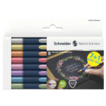 К-т ролер металиков 8 цв. 050 0.4мм Schneider