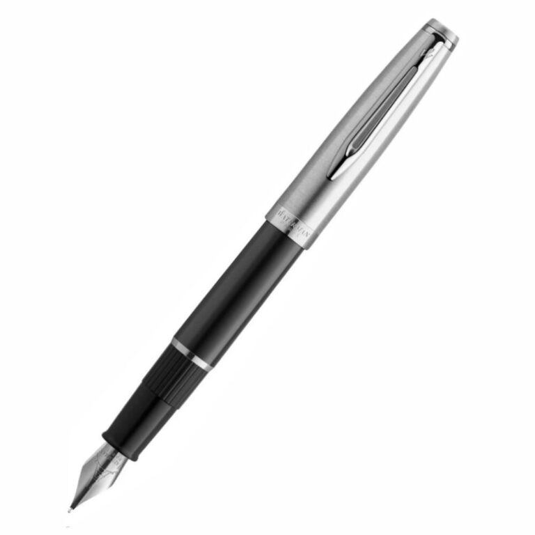 Писалка Waterman Hemisphere essential black е елегантен и практичен инструмент за писане, съчетаващ класически дизайн с несравнима функционалност