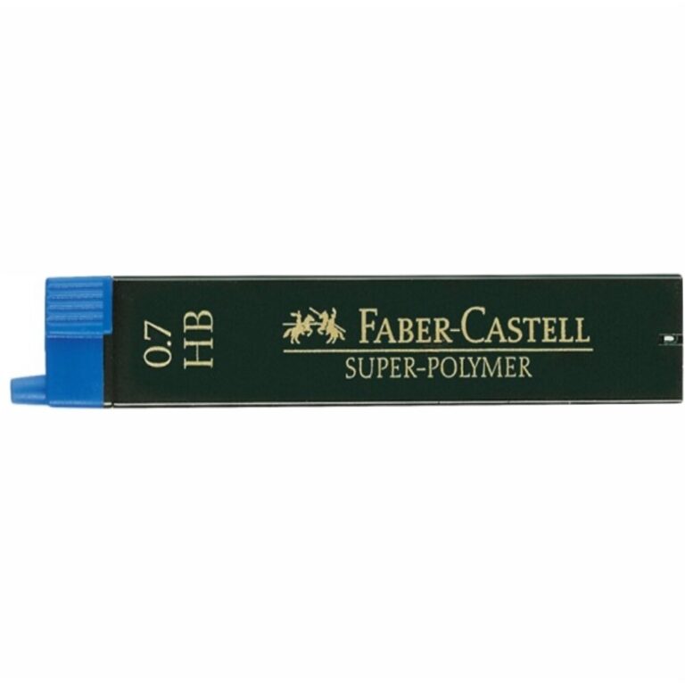 Графити за автоматичен молив 0.7 НB Faber-Castell - Графити Faber-Castell Super-Polymer, 0.7 мм, 12 бр.