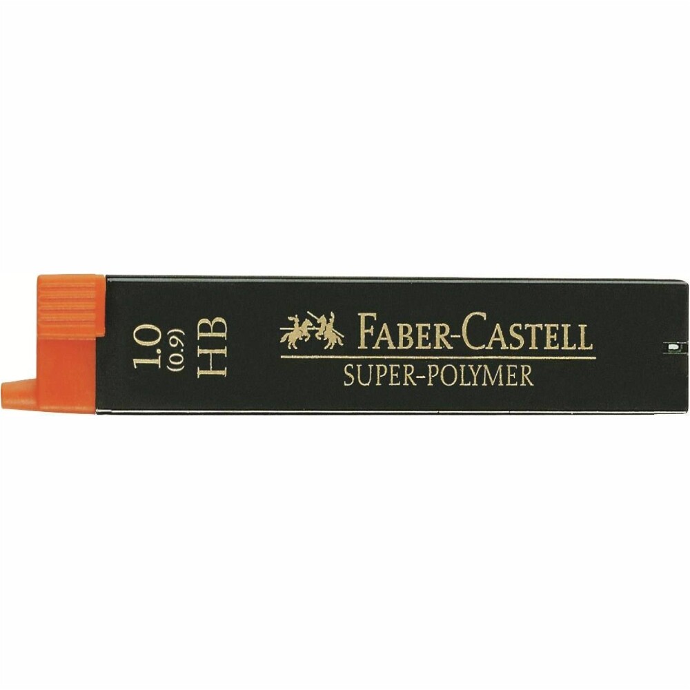 Графити за автоматичен молив 1.0 НB Faber-Castell - Графити Faber-Castell Super-Polymer, 1.0 мм, 12 бр.