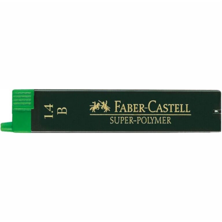 Графити за автоматичен молив 1.4 B Faber-Castell - Графити Faber-Castell Super-Polymer, 1.0 мм, 12 бр.