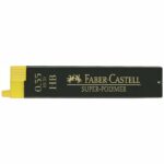 Графити за автоматичен молив 0.35 HB Faber-Castell - Графити Faber-Castell Super-Polymer, 0.35 мм, 12 бр.