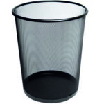 Търсите кош с голям обем? Предлагаме ви кош изработен от черна метална мрежа. Много полезен за поддържане на чистотата в офиса, училището или дома.