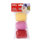 Комплект цветна рафия APLI Candy 3 цв. 30м