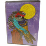 тетрадка малък формат със спирала 52 листа офсет и релефна корица