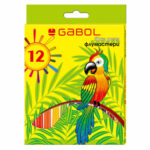 Флумастери Gabol 12 цвята