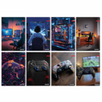 Тетрадка ILIJANUM Gamer A4 80л офсет ш.р.