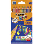 Цветни моливи BIC evolution stripes 12 цвята