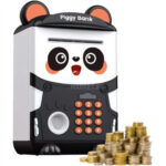 Детска касичка Панда с код и пръстов отпечатък - Image 2