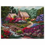 Диамантен гоблен Lodge in Flowers  D'Arts 38x27см 7153 Д