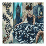 Диамантен гоблен Time for reflection  D'Arts 38x38см 859