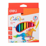 Флумастери Deli Colorun 12 цвята