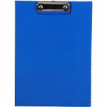 Клиборд с капак ДЕЛИ Е38153В А4 PVC черен/син - Image 2