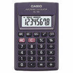 Калкулатор  CASIO джобен черен HL4A 8дгт