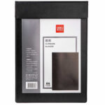 Клипборд кожен с магнит  Deli 64506 черен A4 Deli 64506