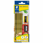 К-т моливи Staedtler noris 120 6br.  с гума и ос