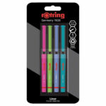 тънкописци 4 цвята rotring 0.4 мм