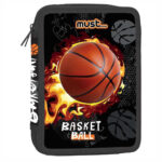 Несесер 2 ципа зареден Basketball MUST