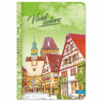 Тетрадка с твърда корица, мат ламинат и UV лак;