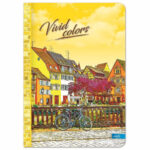 Тетрадка с твърда корица, мат ламинат и UV лак;