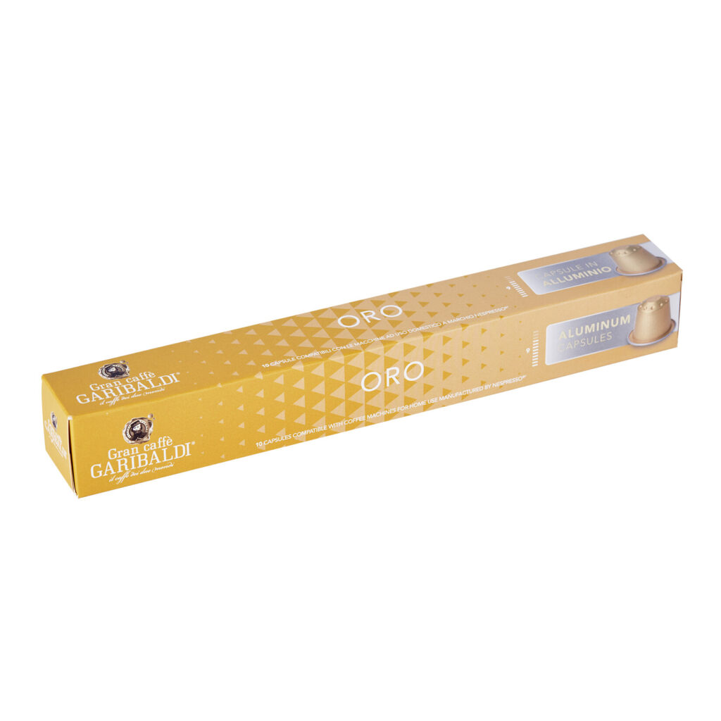 GARIBALDI Alluminio Oro – капсули Nespresso® 10 бр.