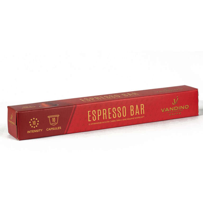 Vandino Alluminio Espresso Bar – капсули Nespresso® 10 бр.