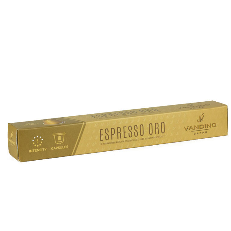 Vandino Alluminio Espresso Oro – капсули Nespresso® 10 бр.