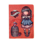 Блестящ тефтер А6 с PVC корици Gorjuss Gorjuss Mary Rose