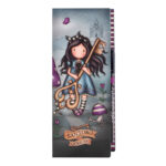 Комплект мемо листчета с писалка Santoro Gorjuss Curiosity