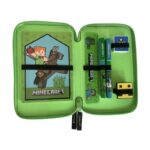 Ученически несесер с две отделения Minecraft Creeper Green - Image 3