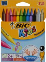 Маслени пастели BIC 12 цвята Plastidecor