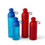 LEGO прозрачна бутилка за пиене 0.74 L - синя - Image 2