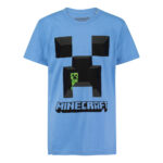 Пижама Minecraft Creeper Blue с къс ръкав и панталон, размер 140 - Image 2