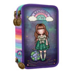 Пълен несесер с 3 отделения Santoro Gorjuss Be Kind To Our Planet