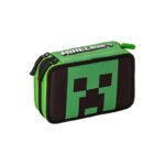 Ученически несесер Minecraft Pixel 2022 с 3 ципа и съдържание - Image 5