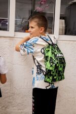 Ученическа спортна торба Minecraft Green - Image 3